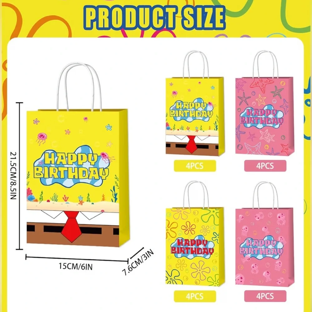 ⭐️NEW⭐️ SpongeBob Party Favor Bags